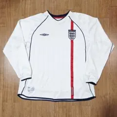 ​【稀少長袖】UMBRO イングランド ユニフォーム 2003-05モデル L 稀少長袖】UMBRO イングランド ユニフォーム 2003-05モデル L - メルカリ