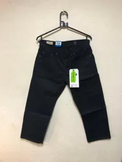 リーバイス505 レギュラー クロップド　COOL ストレッチ　黒　W28のサムネイル