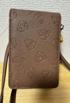 ディズニーストア限定 チップ＆デール スマホショルダー モバイルポシェット