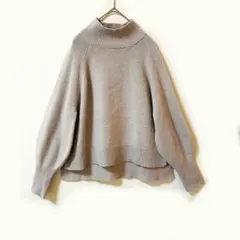 極美品✨ アダムエロペ ウール 長袖 ニット セーター プルオーバー ハイネック