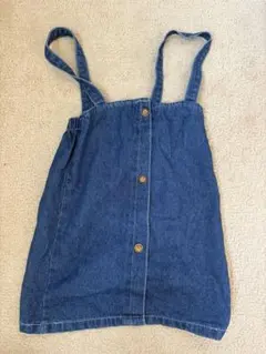 デニム ジャンバースカート 130