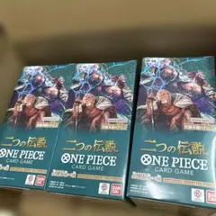 【テープ付き】二つの伝説　新品未開封3BOX ONE PIECE ①