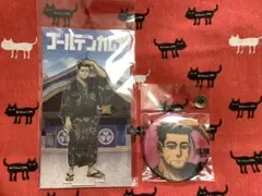 【ゴールデンカムイ 尾形】アクリルスタンド 缶バッジ 大江戸温泉