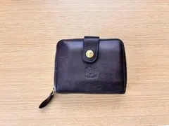 IL BISONTE 二つ折り財布 ダークブラウン