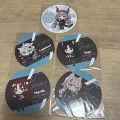 アークナイツ　4th 5th フェス　フード特典　コースター　5点セット
