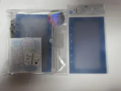 クーリア　とうめいシールバインダー　ブルー　 +　 とうめいシールシート