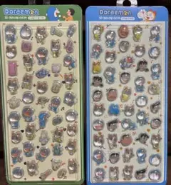 ドラえもん3D立体シール 2枚セット　硬いシール