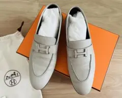 HERMES エルメス　モカシンパリ　38.5 2026年最新】モカシンパリ 38.5の人気アイテム - メルカリ