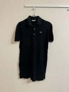 Lacoste 黒 半袖ポロシャツワンピース