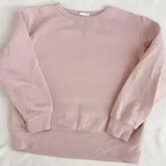 140 トレーナー キッズ　長袖　ピンク