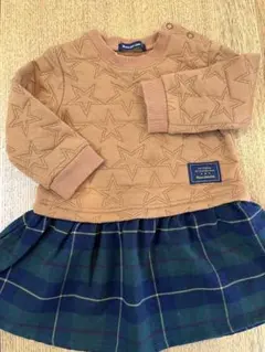 mou jonjon 星柄ワンピース 80cm