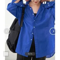 Spick ＆ Span　コットンリネンルーズシャツのサムネイル