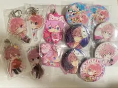 さとみ アクキー ラバスト 缶バッジ メタカ 実写ブロマイド 35点まとめ売り