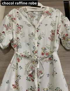 chocol raffine robe花柄 半袖ワンピース フリーサイズ