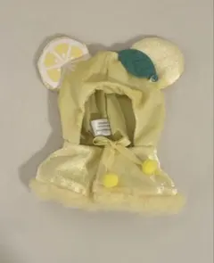 ディズニー ユニベア シークレット コスチューム ポンチョ フルーツ 黄色レモン