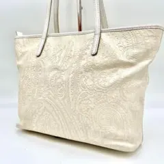 【希少】ETRO エトロ トートバッグ 肩掛け マルゴット ペイズリー エンボス