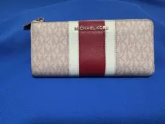 MICHAEL KORS ストライプ長財布