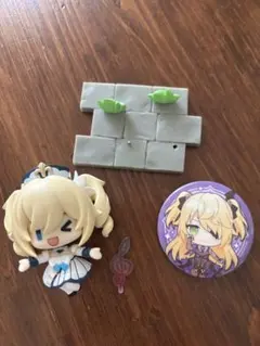 原神バーバラフィギュアフィッシュル缶バッジ