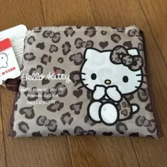 ハローキティ ヒョウ柄エコバッグ