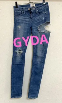 GYDA♡サイドリップド スキニーデニム S