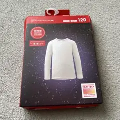 新品未使用超極暖HEATTECH アンダーシャツ 120 ホワイト