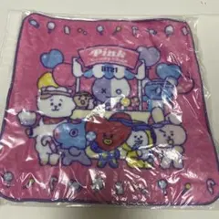 BT21 Pink Candy Shop ミニタオルのサムネイル