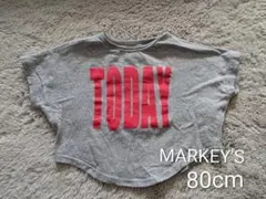 【美品】MARKEY'S　キッズ　Tシャツ　80cm