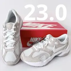 新品 ナイキ AL8 23cm レディース スニーカー ピンクベージュ