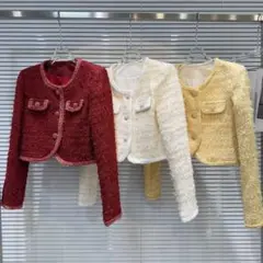 秋冬必須✦ツイードジャケット✦お出かけ女子会デートに最適