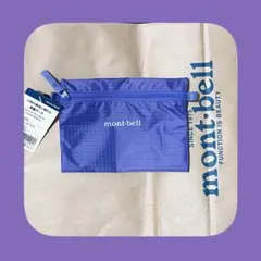 新品未使用　mont-bell ライトペーパーポーチ S パープル　モンベル