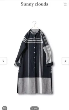 サニークラウズ　チェック柄　チュニック　ワンピース　MPサイズ　完売