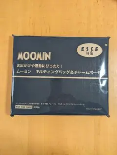 エッセ付録　MOOMIN キルティングバッグ & チャームポーチ