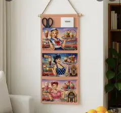 アメリカンダイナー　壁掛け収納　1950年代 レトロビンテージ　ウォールポケットのサムネイル