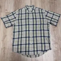 Eddie Bauer エディーバウアー　半袖　チェック　シャツ　S