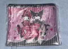 新品未開封 Happyくじ マイメロディ&クロミ フラットポーチ ピンク