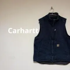 Carhartt ダックベスト　ボアライナー　ダークブルーのサムネイル