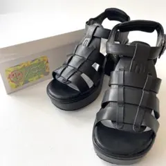 YOSUKE ヨースケ　厚底グルカサンダル　チャンキーヒール　24-24.5cm