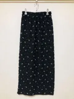 GORGE♡リボン柄フリルナロースカート ブラック F レディースのサムネイル