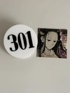 冨樫義博展 HUNTER×HUNTER ナンバープレートアクリルバッジ イルミ