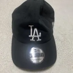 New Era LAロゴ ブラックキャップ 9TWENTY