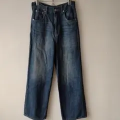 ワイドストレートデニムパンツ Mサイズのサムネイル