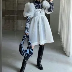 最終価格 Herpraha Litmus Balloon mini dress 最終価格 Herpraha Litmus Balloon mini dress - メルカリ