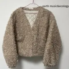 【新品未使用】earth music&ecology ピンク ボアベスト