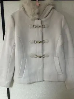 ダッフルコート　アイボリー