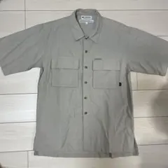 Columbia 半袖シャツ ベージュ S