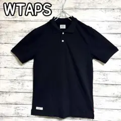 新品　WTAPS 人気モデル　CHIEF ポロシャツ　無地　ブラック　Sサイズのサムネイル