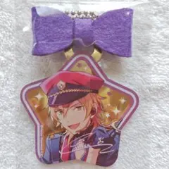 羽風薫 ピカピカゴールドアクリルキーホルダー 星型 アクキー チャーム あんスタ