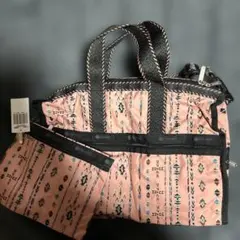 レスポートサックボストンバッグ ポーチ付き【超美品】