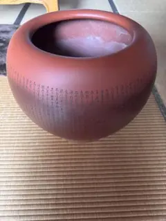 大型火鉢　No.4884　丸火鉢　金魚鉢　水漏れなし　紺【リサイクルショップどりーむ天保山店】 8寸平鉢 天目 | 白山陶器直営オンラインストア