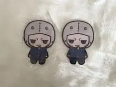 ゴールデンカムイ　セガラッキーくじB賞　シークレット王冠缶バッジA 二階堂セット